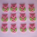 Fondant Owls - Cake/Cupcake Toppers - One Dozen