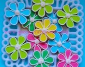 1 Dozen Daisy Flower Hand Iced Cookies