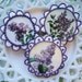 Beautiful Lilac Vintage Botanical Printed edible image wafer paper Sugar Cookies