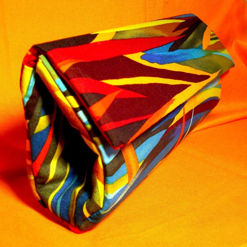 Life's a Jungle Handmade Clutch