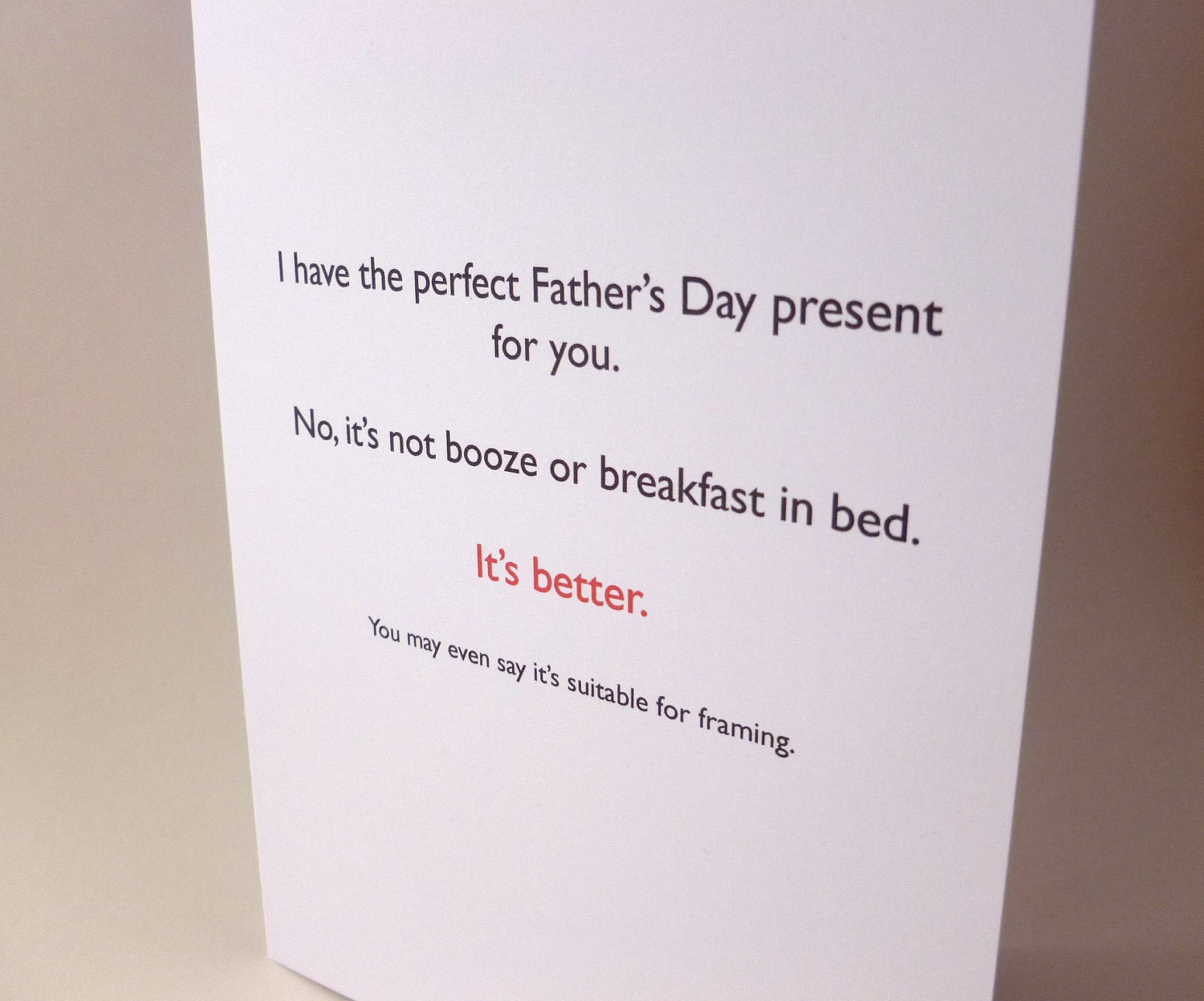 Funny Fathers Day card - "You Were Right About Everything" - from daughter or son