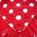 Handmade Red Shawl - Mother's Day Gift Idea - Ready To Ship - Crochet Cowl