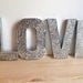 Mini Sequin LOVE Letters for Wedding or Decor