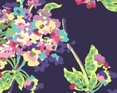 Amy Butler - LOVE - Water Bouquet in Midnight - 1 yard