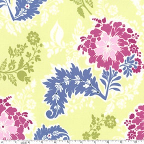 Sandi Henderson for Michael Miller - SECRET GARDEN - Party Dress in Sprout - 1/2 yard