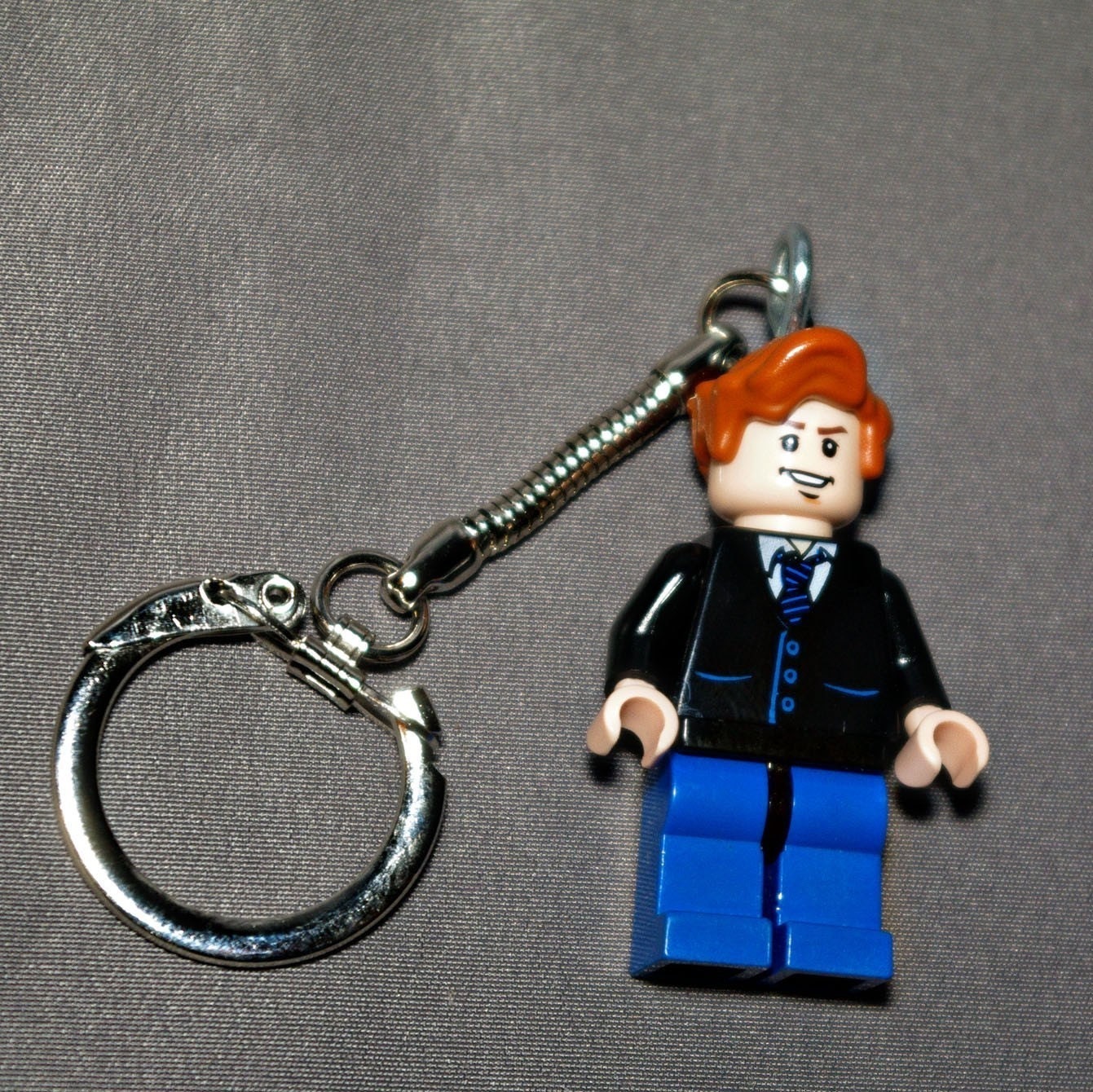 Conan O'Brien LEGO key chain
