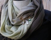 Angel Snowman and Tree Pin