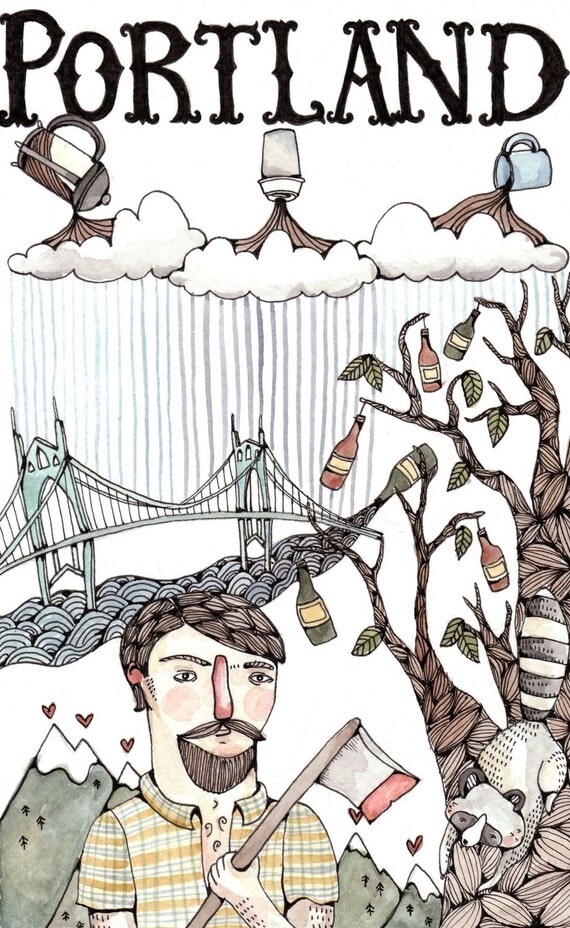 Portland Print 8.5 by 11"