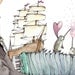Accordion Sea Greeting Card