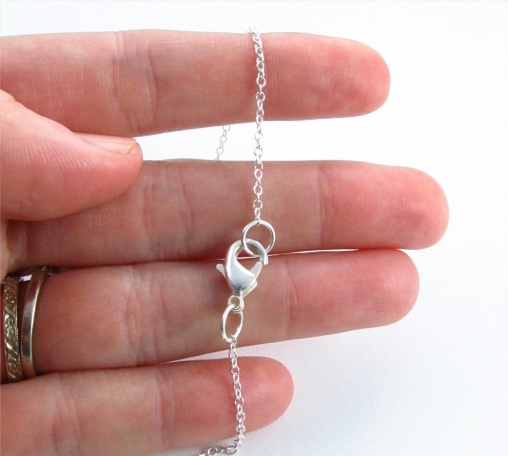 Sterling Silver Cable Chain Upgrade, Delicate Light Weight