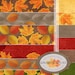 Colorful Leaves Digital Scrapbook Paper  --12--, 12"x12" Digital Papers