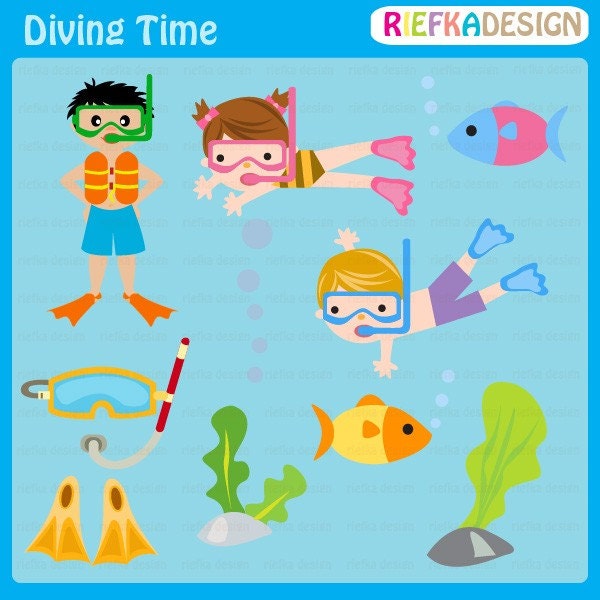 Diving Time Clipart
