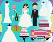My Sweet Wedding Clipart Set