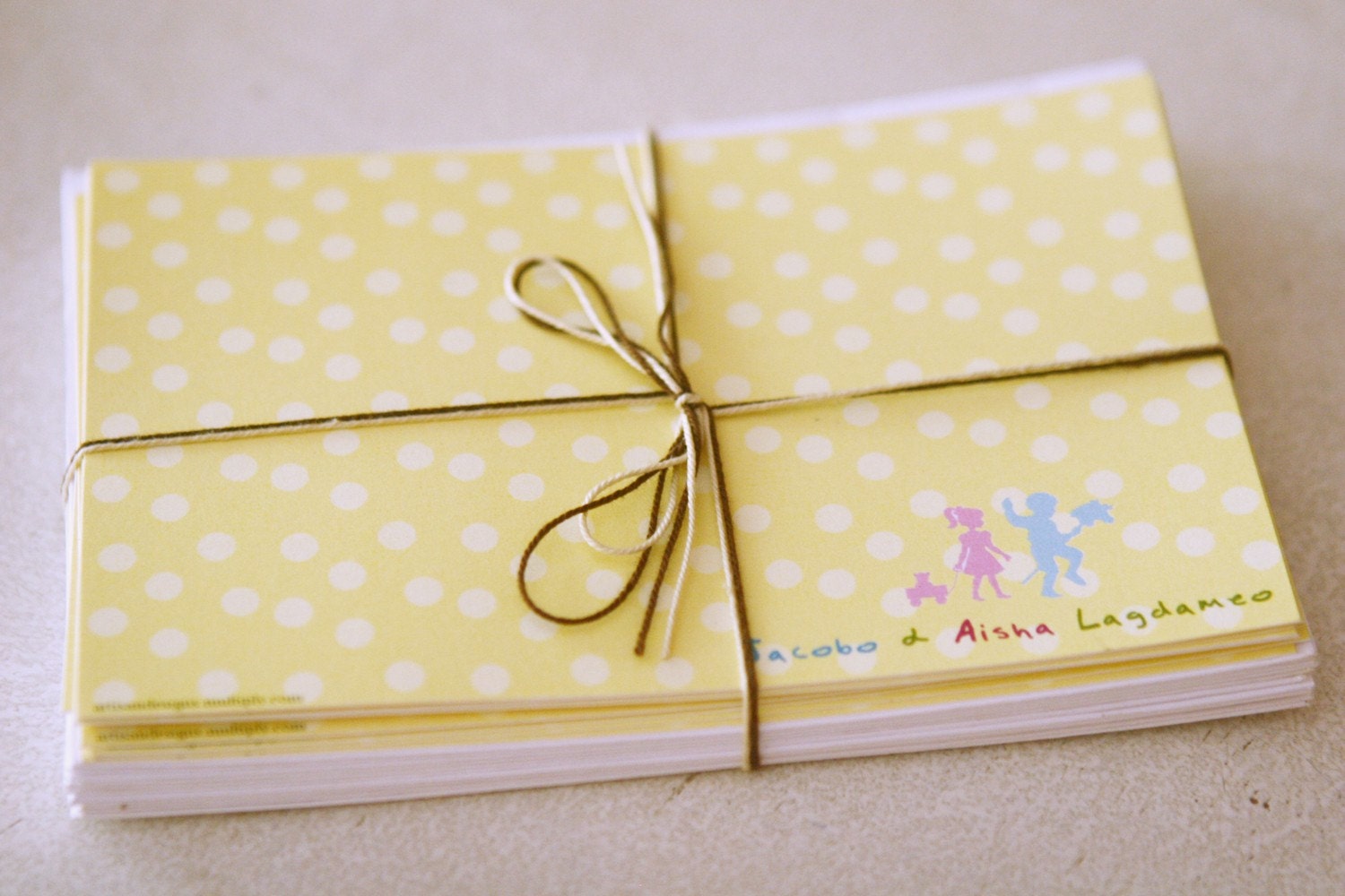 Kids Playing Notecard Set