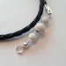 Cord & Sterling Bracelet Double Wrap