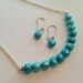 Turquoise Pearl Necklace