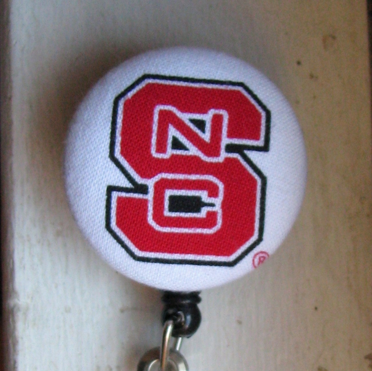 NC State Wolfpack NCSU Retractable ID Badge Reel