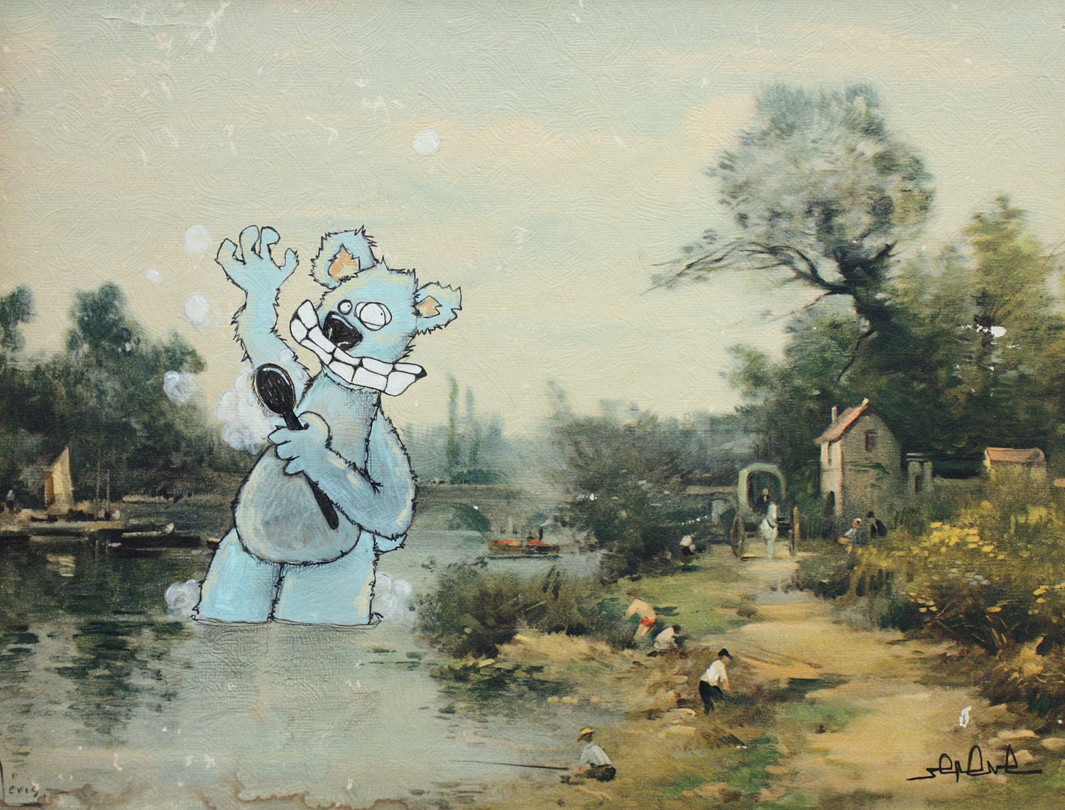 Suds 8.5 x 11 Art Print