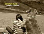 Golden Rule - Comfort a Friend (8 x 10 Print)