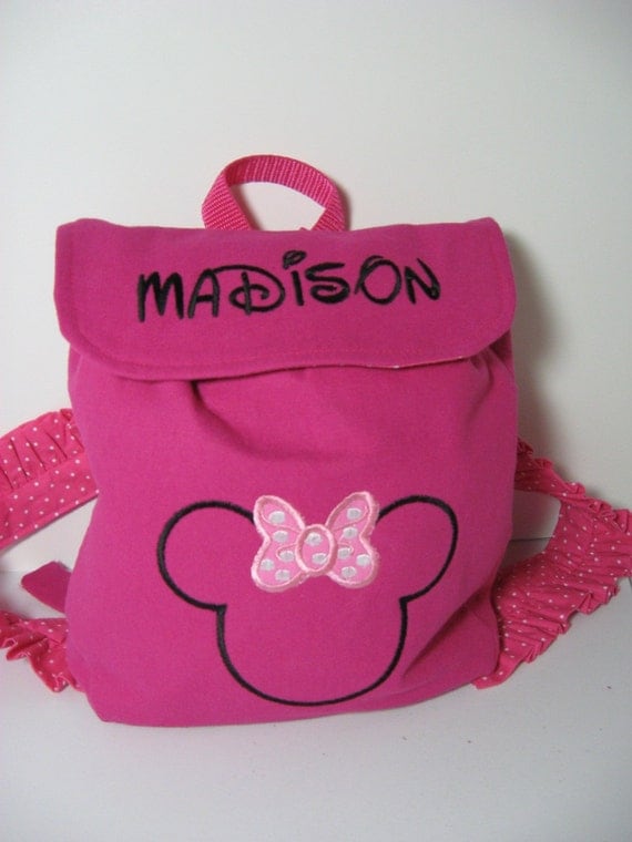 Toddler Minnie Mouse Backpack - Custom Order