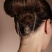 Victorian gold bridal hair pin jewelry