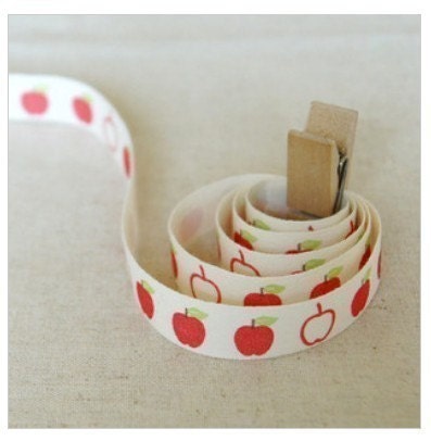 One Sale - 5 meters Zakka handmade icons sewing fabric tape
