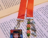 Father's Day or Graduation Gift Customized  Photo Bookmark, photos, Initials, Scripture. Quotes
