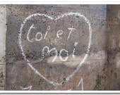 5x7 fine art photograph /// "toi et moi" /// paris photo by lesley sico
