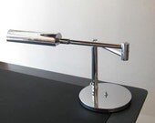Mid century chrome swing arm desk lamp