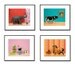 laundry room decor, ostrich art, kids art, lavender - Laundering Large 8 x 10