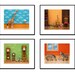 giraffe art, basketball, boys room decor - Standing Tall 8 x 10