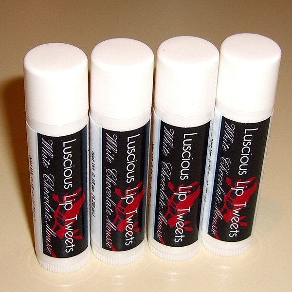 White Chocolate Mousse Luscious Lip Tweets - Glossy Vegan Lip Balm