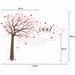 Nursery Wall Decals Large Cherry Blossom Tree Stickers with Custom Name Decal - 901