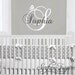 Nursery Wall Decals Name Monogram Wall Decal - 922