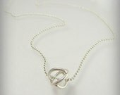 sterling silver pendant gyroscope 18 inches long