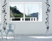 Long flower vine (2 sets) -- Wall Art Home Decors Murals Removable Vinyl Decals Paper Stickers