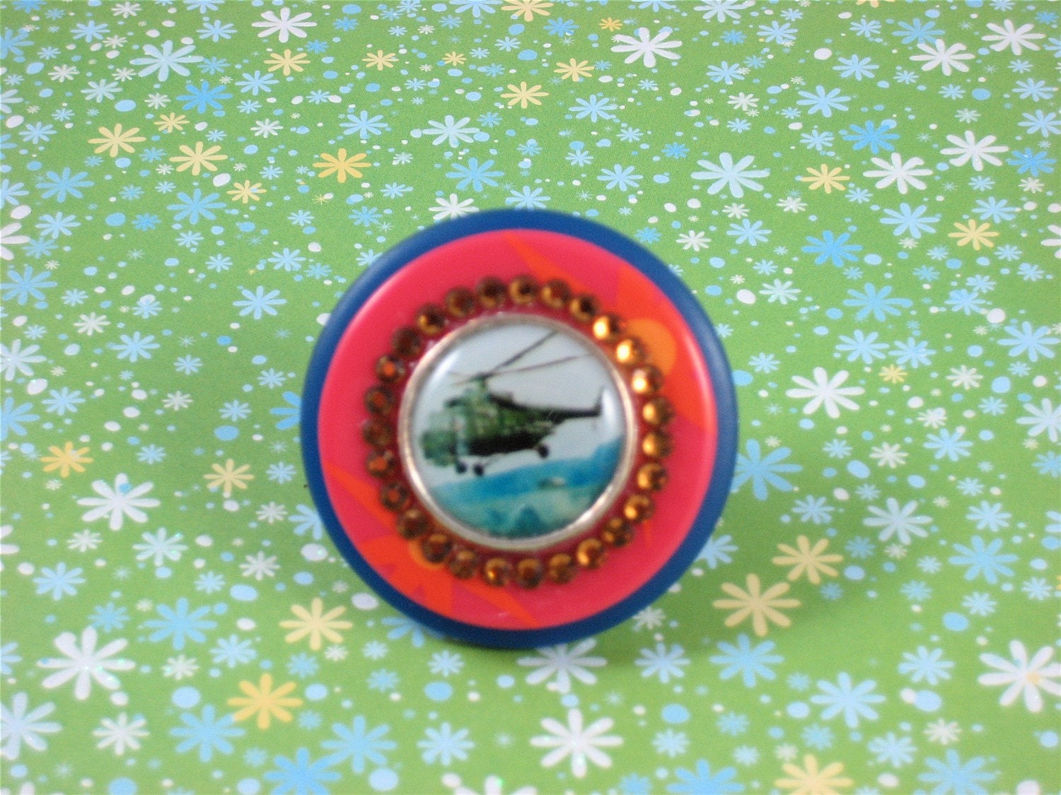 Chopper Chopper Bling Adjustable Ring