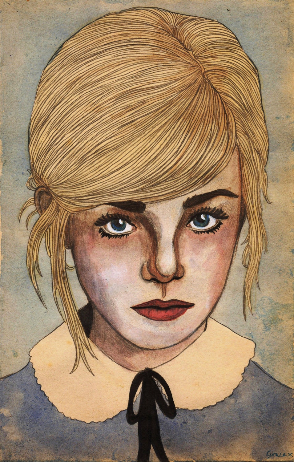 Elle...A4 matte print