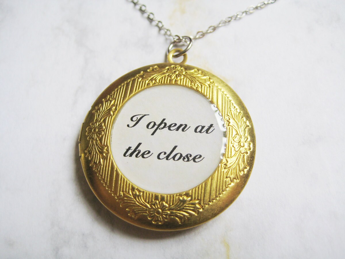 Open Locket Necklace