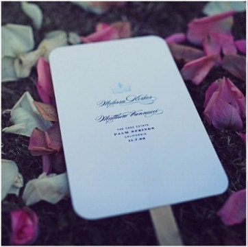 Wedding Program - DIY Personalized Printable