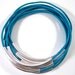 Bright Leather Bangles Bracelets Turquoise Blue Set of 10 Stacking Bangle Bracelets Amy Fine Design