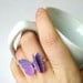 Ombre Jewelry Purple Ring - Butterfly Wing Jewelry Accessory Pink Purple Jewelry