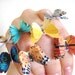 PICK 2 Butterfly Rings - Colorful Jewelry Delicate Fashion Rings 3D Butterfly Jewelry