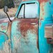 Old Chevy Pickup Teal Frosty Morn Chevrolet Big Hugh Art PRINT 30x40 - Antique Aqua Pickup - Turquoise Blue Farm Truck