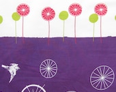 Take Flight - Grape, Organic Cotton, half yard