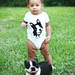 SALE - Boston Terrier Screen Printed Baby Bodysuit