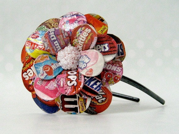 Candy Shop Daisy Paper Mache Headband