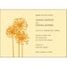 Allium Bunch Wedding Invitation - Quantity 25 with Matching Envelopes