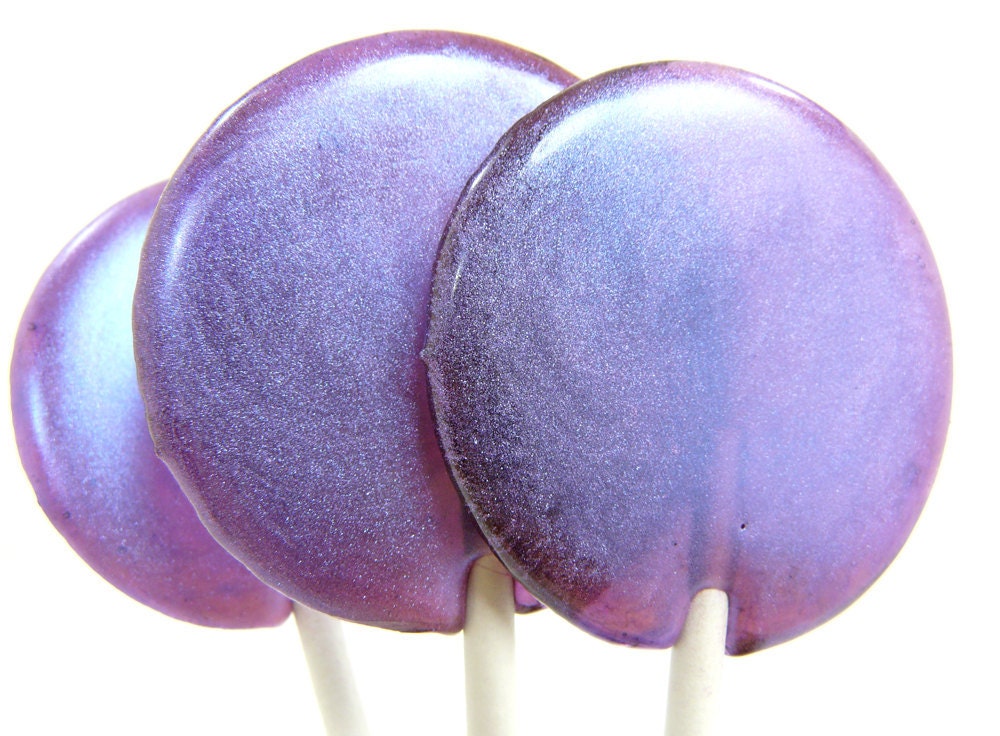 Cupcake Inspired Lollipop - Blackberry Buttercream