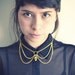 Peter Pan Skull Chain Collar Bib